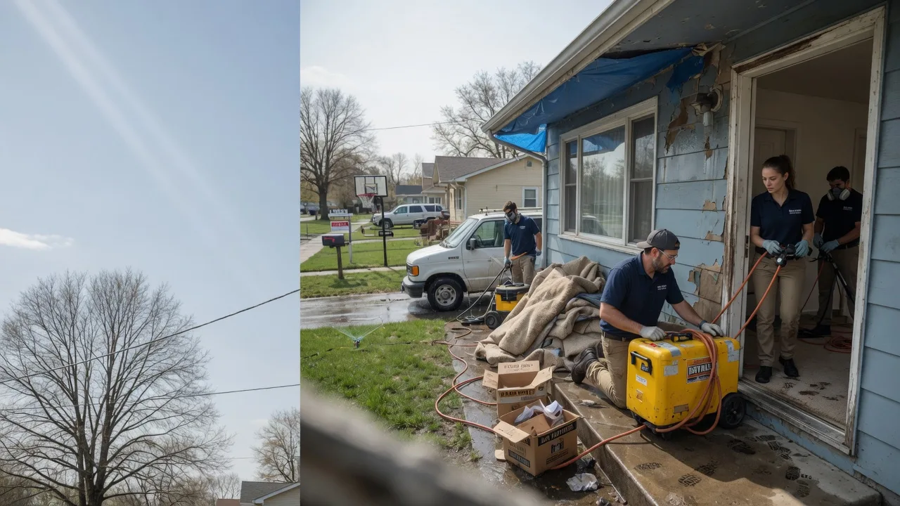 Basement Flood Cleanup in Golden Valley, ND near me